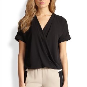 BCBG Wrap Blouse
